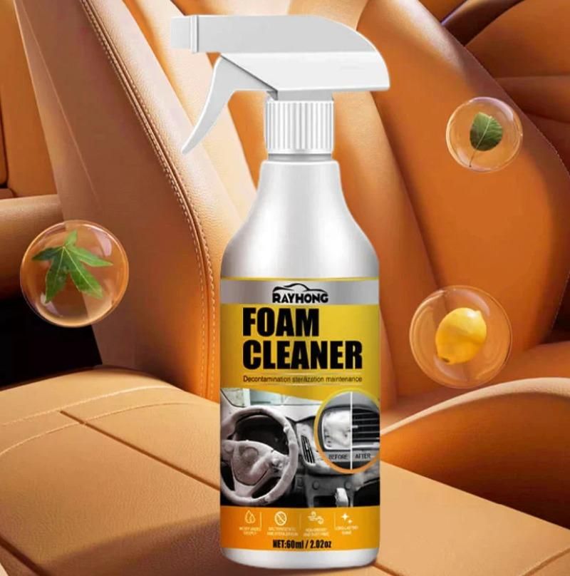 Multi-Purpose Foam Cleaner 60mL – Versatile Car & Home Cleaner with Safe Formula, Easy Application, and UV Protection