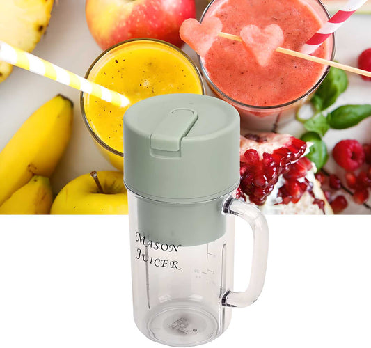 Portable USB Rechargeable Blender – 8-Blade Personal Blender for Shakes &amp; Smoothies, BPA-Free, 350ML, Green