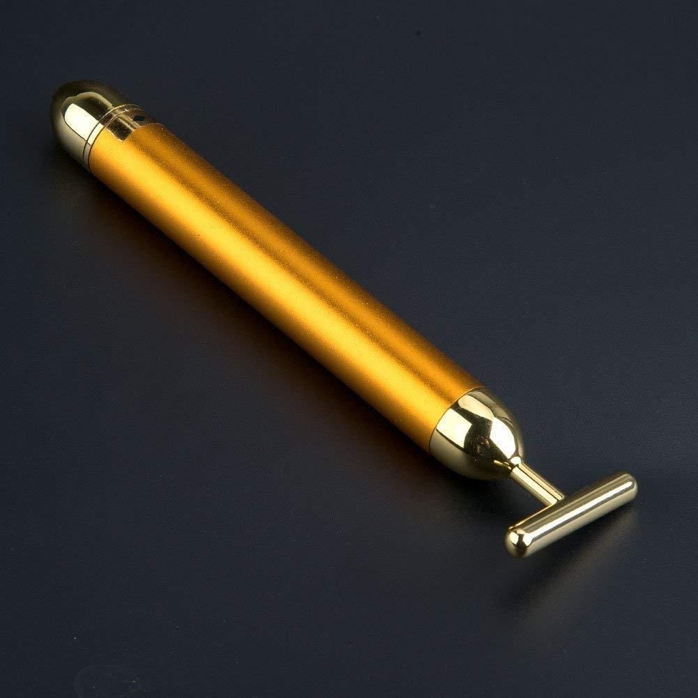 ✨ 24K Gold Energy Beauty Bar Electric Facial Massage Roller ✨