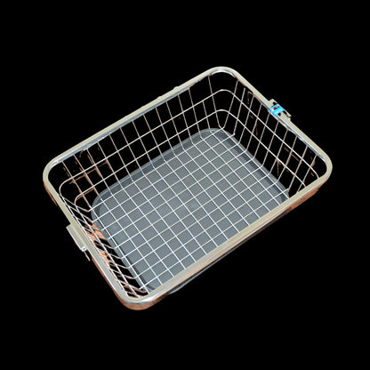 5853 Dish Drainer Rack  With Drip Tray Stainless Steel Dish Drainer Rack With Drip Tray Utensil Drying Stand For Kitchen Plate Rack Bartan Basket For Kitchen Utensilsdish Drying Rack With Drainerbartan Basketplate Stand ( 57 X 45 X 19 Cm)