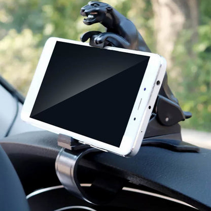 6469 Jaguar Leopard Shape Plastic Phone Clip Mobile Phone Holder For Car Use