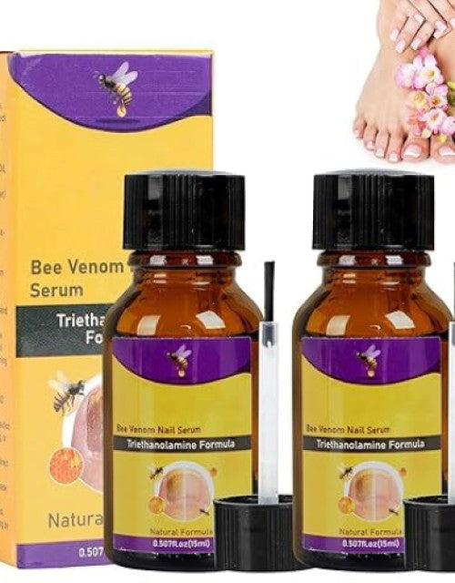 Fungi Free Bee Venom Nail Treatment Solution Serum (15ml) (Pack of 2)